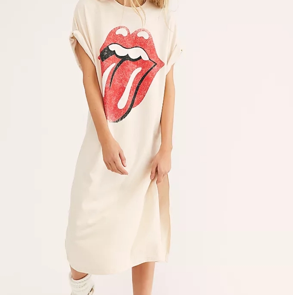 free people t shirt dress